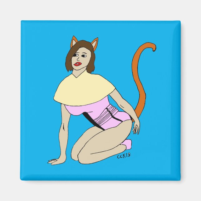 catgirl magnet (Framsidan)