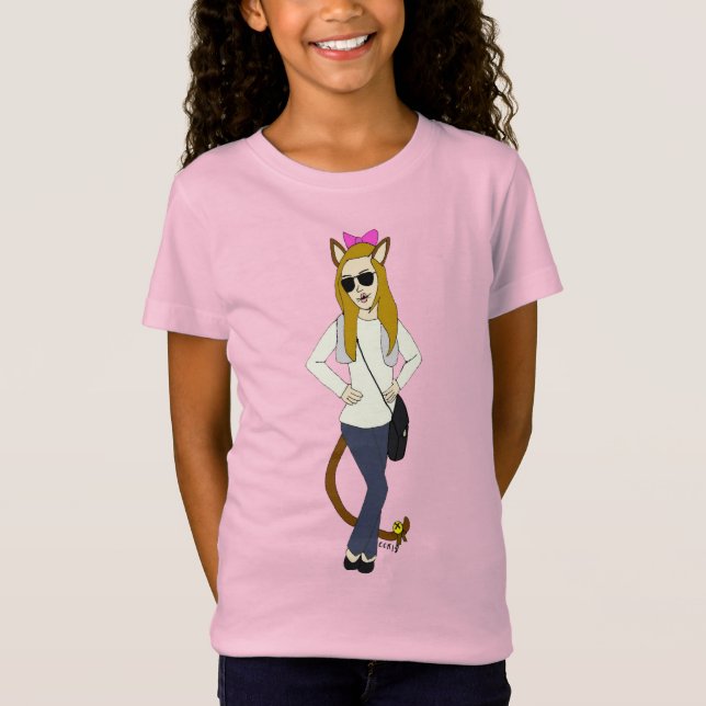 catgirl t shirt (Framsida)