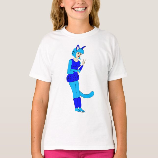 catgirl t shirt (Framsida)