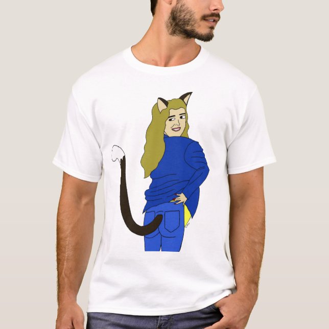 catgirl t shirt (Framsida)