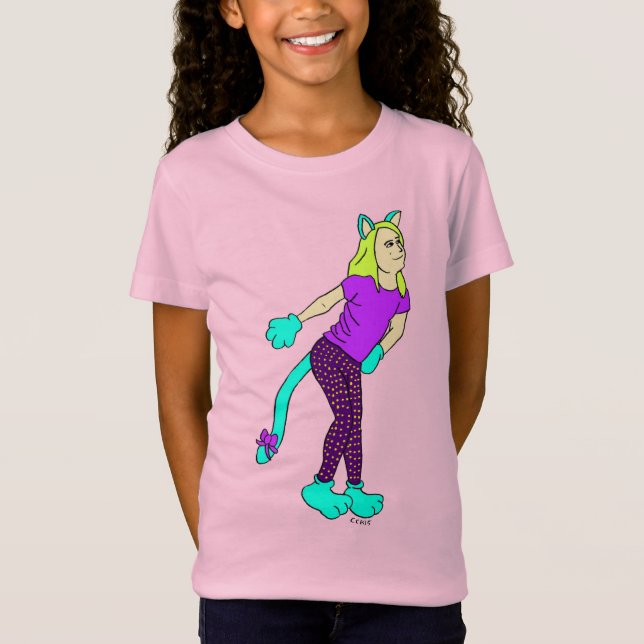 catgirl t shirt (Framsida)