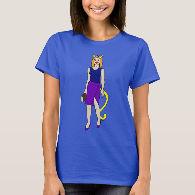 catgirl t shirt (Framsida)