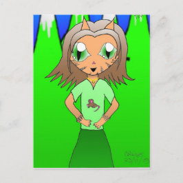 CatGirl Vykort