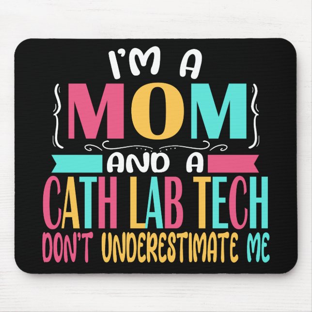Cath Lab Tech Cardiac Mamma Gift Musmatta (Framsidan)