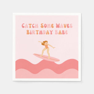 Cath some Vågar Birthday Babe Napkins Pappersservett