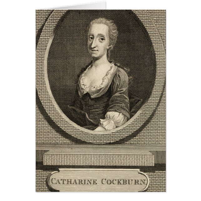 Catharine Cockburn Hälsningskort (Framsidan)
