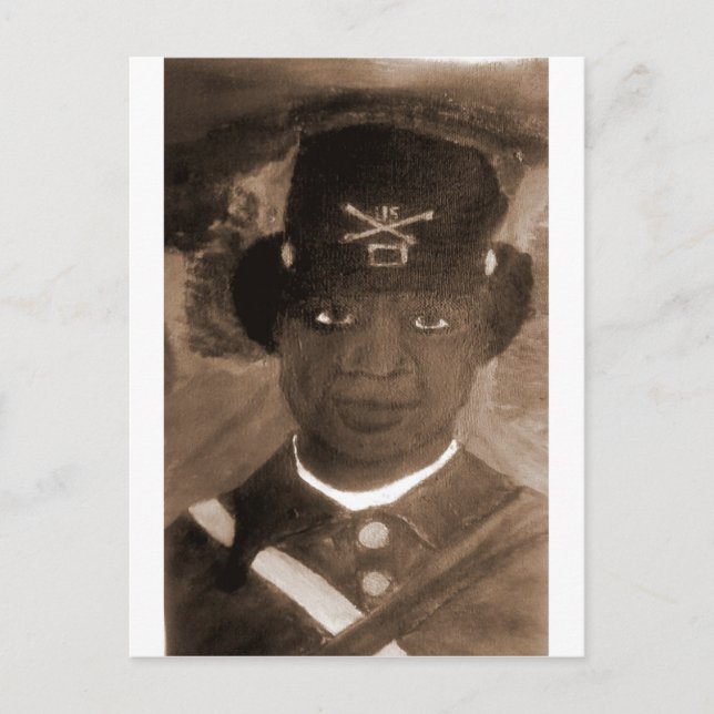 Cathay Williams/William Cathay Vykort (Framsida)