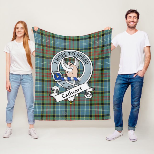 Cathcart Klan Badge Tartan Play Fleecefilt (På plats)