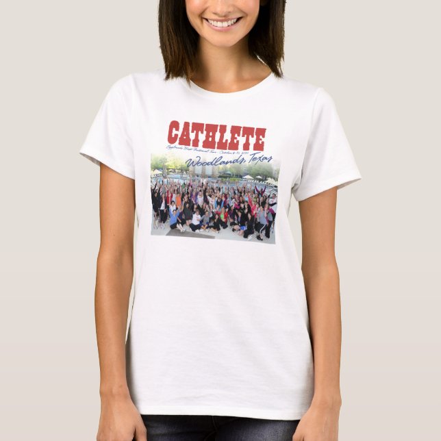 Cathe 2010 turnerar upp skogsmarker, TX-händer! Tee Shirt (Framsida)