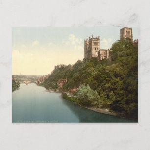 Cathedral and Church, Durham, England Vykort