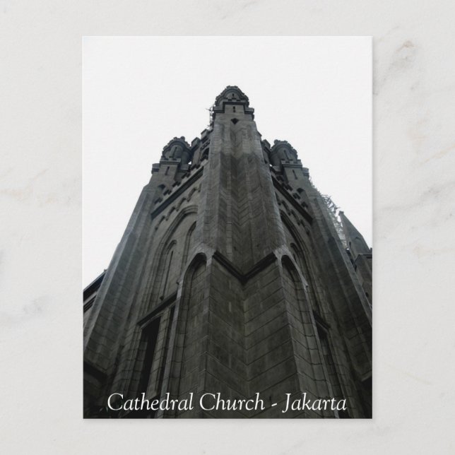 Cathedral Church Jakarta Vykort (Framsida)