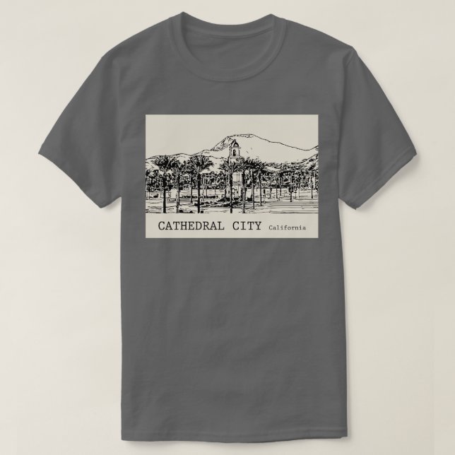 Cathedral City California TShirt 2 T Shirt (Design framsida)