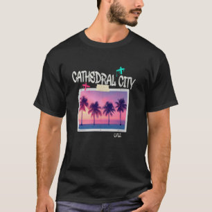 Cathedral City Kalifornien Retro Surfar Vintage Be T Shirt
