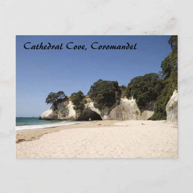 Cathedral Cove, Coromandel Vykort (Framsida)