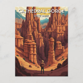 Cathedral Gorge State Park Nevada Travel Vykort