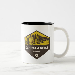 Cathedral Gorge State Park Två-Tonad Mugg