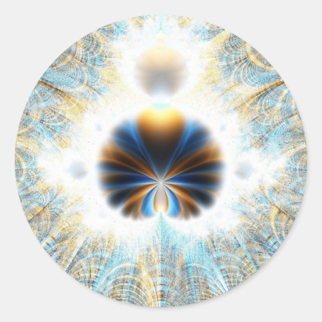 Cathedral Insida Sticker Runt Klistermärke (Framsida)