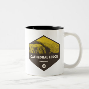Cathedral Ledge State Park New Hampshire Två-Tonad Mugg