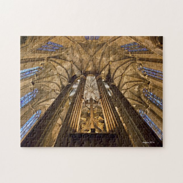 Cathedral of Barcelona, Spain Pussel (Horisontell)