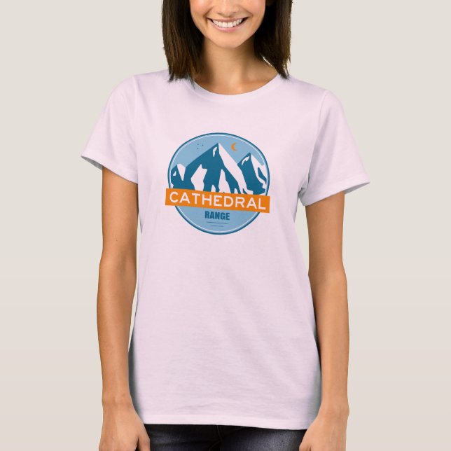 Cathedral Range California T Shirt (Framsida)