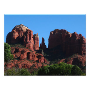 Cathedral Rock i Sedona Arizona Monument Fototryck