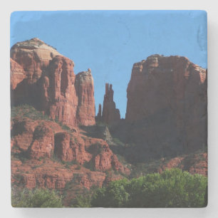 Cathedral Rock i Sedona Arizona Monument Underlägg Sten