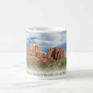 Cathedral Rock Psalm 31:3 KJV Kaffemugg