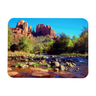 Cathedral Rock speglas i Oak Creek Magnet