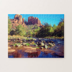 Cathedral Rock speglas i Oak Creek Pussel
