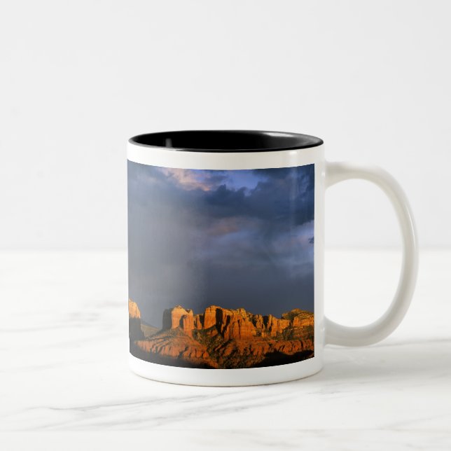 Cathedral Rocks i Sedona Arizona Två-Tonad Mugg (Höger)