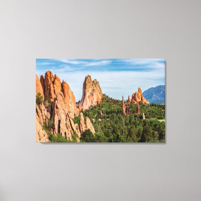 Cathedral Spires Formations Colorado Canvas (Framsida)