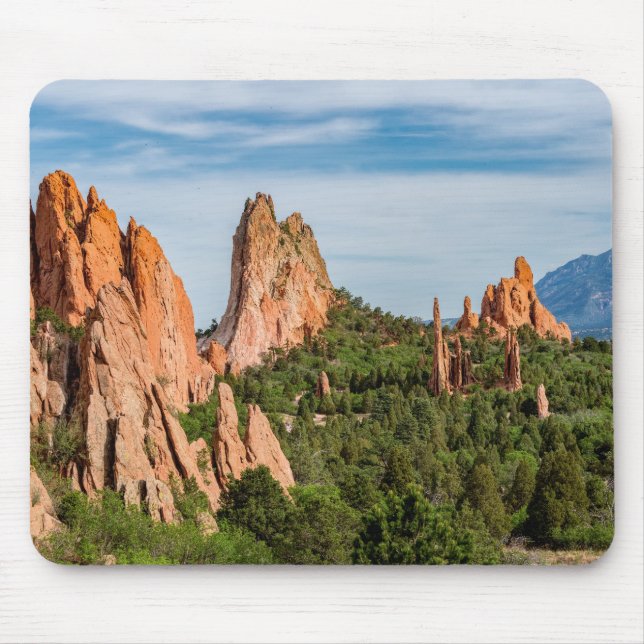 Cathedral Spires Formations Colorado Mousepad Musmatta (Framsidan)