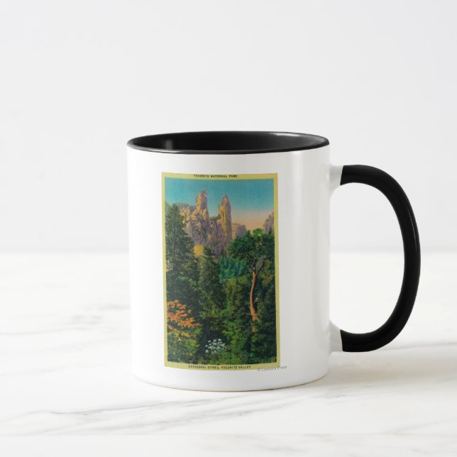 Cathedral Spires och Yosemite Valley Mugg (Höger)