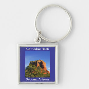 Cathedral Sten, Arizona Fyrkantig Silverfärgad Nyckelring