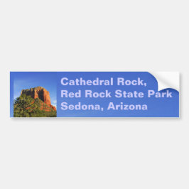 Cathedral Sten, Sedona Arizona Bumper Sticker Bildekal