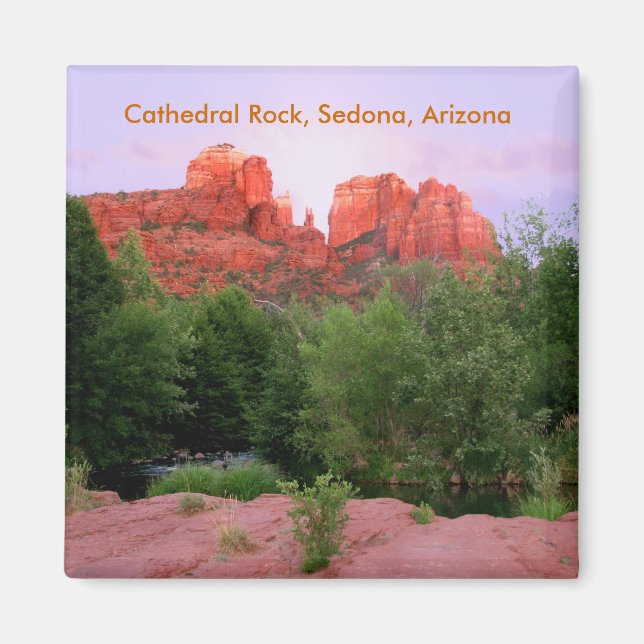 Cathedral Sten, Sedona, Arizona Magnet (Framsidan)