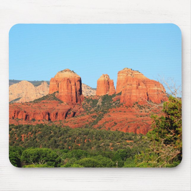 Cathedral Sten Sedona Arizona Mouse Pad Musmatta (Framsidan)