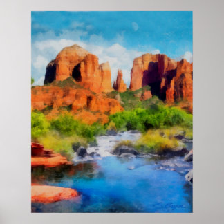 "Cathedral Sten" "Sedona Art" Poster