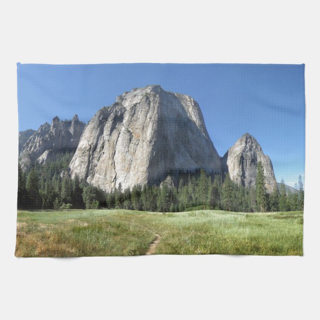 Cathedral Sten - Yosemite Kökshandduk (Horisontell)