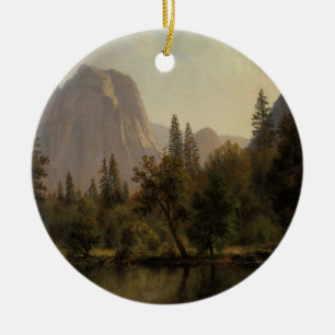 Cathedral Sten, Yosemite Valley Albert Bierstadt Julgransprydnad Keramik