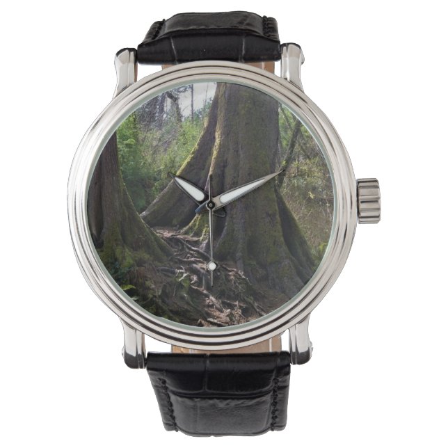 Cathedral Träd, Astoria, Oregon Armbandsur (Framsida)