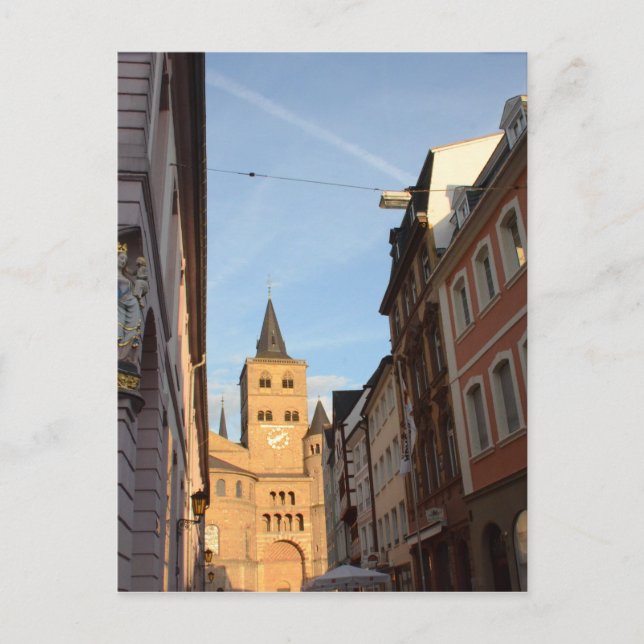 Cathedral View Trier Vykort (Framsida)