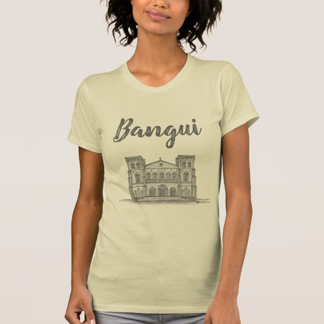 Cathédrale Notre-Dame, Bangui, C.A.R. T Shirt (Framsida)