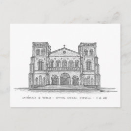 Cathédrale Notre-Dame, Bangui, C.A.R. Vykort