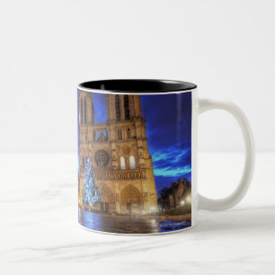 Cathédrale Notre-Dame de Paris Två-Tonad Mugg
