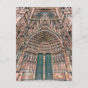 Cathedrale Notre-Dame, Strasbourg, Frankrike Vykort
