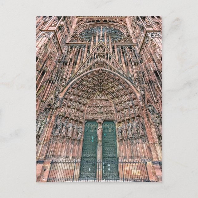 Cathedrale Notre-Dame, Strasbourg, Frankrike Vykort (Framsida)