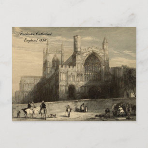 Cathedrals of England Series: Rochester 1836 Vykort