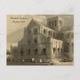Cathedrals of England Series: Winchester 1836 Vykort