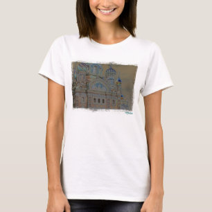 Cathendral St Petersburg, ryss Tee Shirt